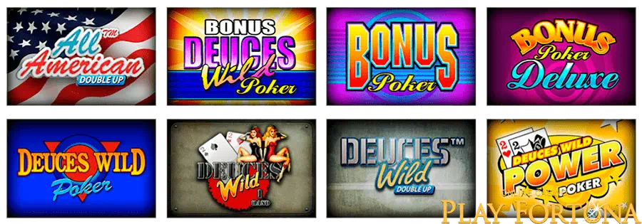Видеопокер казино Play Fortuna: простая игра с большими выплатами